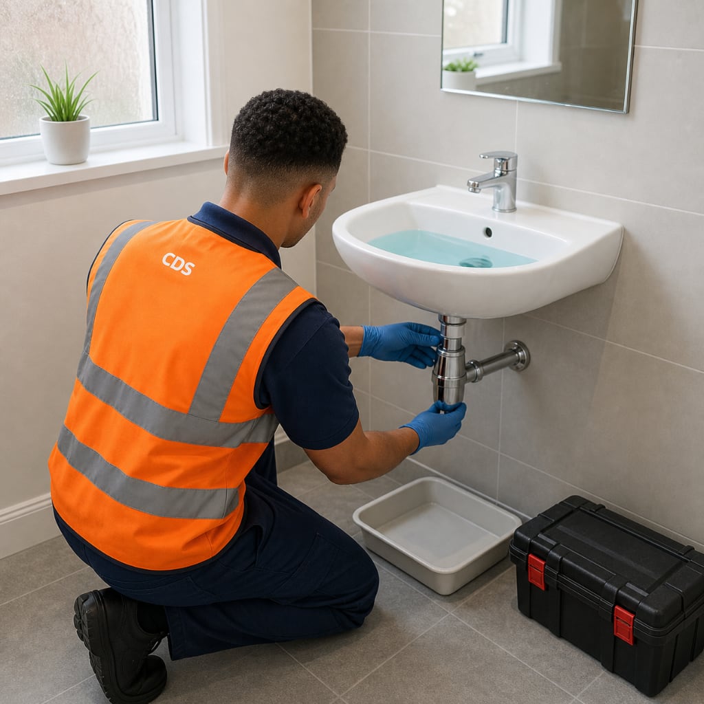 Blocked Bathroom Sink